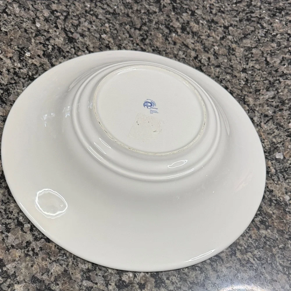 Home made in Portugal large White Porcelain Bowl